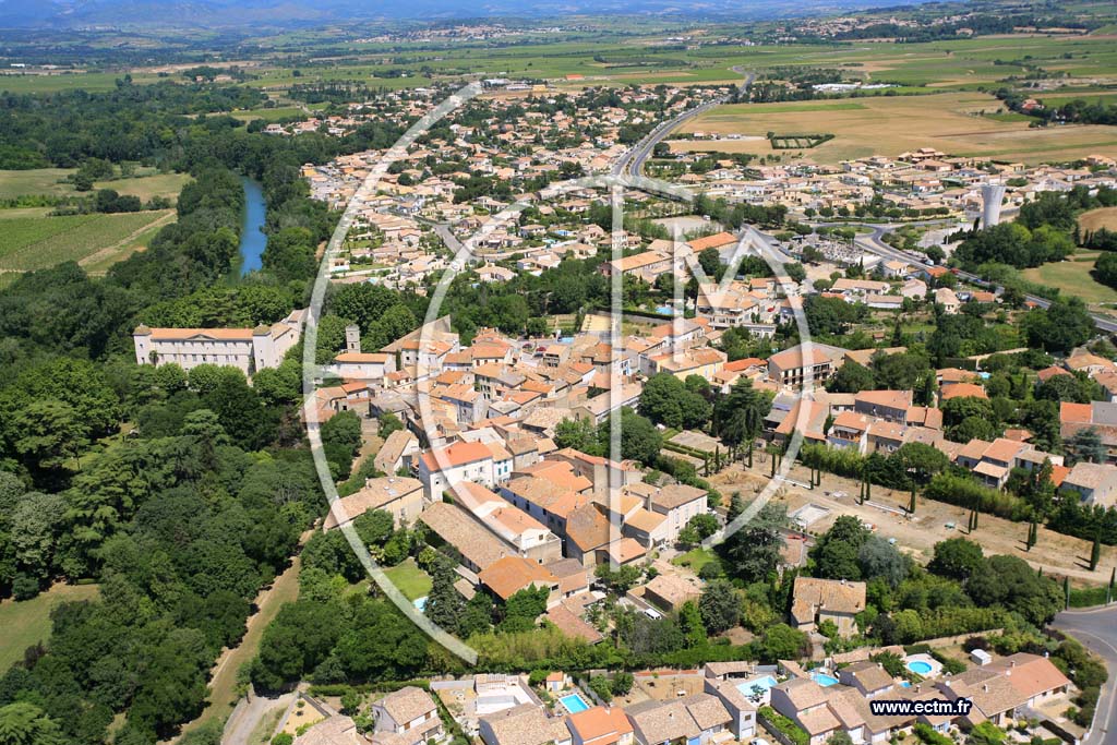 Photo aérienne - Lignan-sur-Orb
