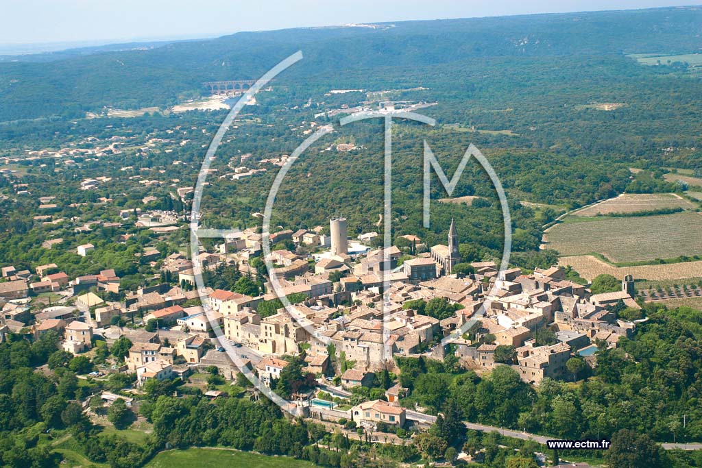 Photo aérienne - Castillon-du-Gard