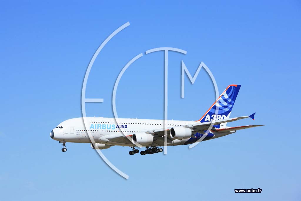Photo arienne de Airbus A380