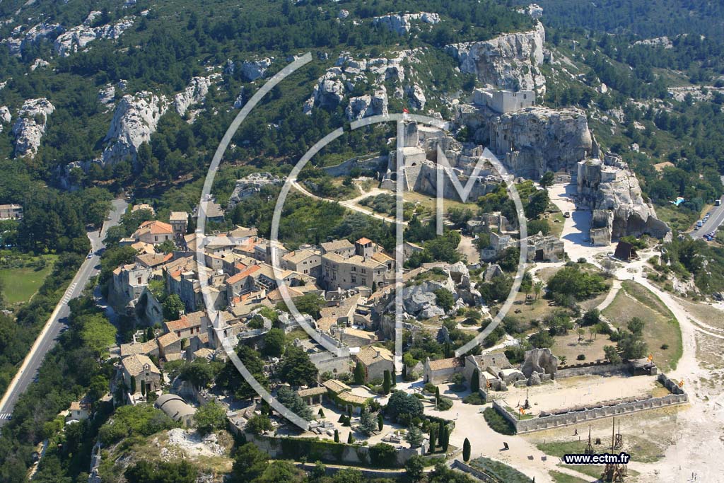 Photo aérienne - Les Baux-de-Provence