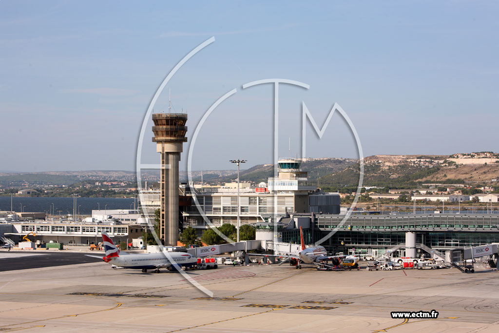Photo arienne de Marignane Aeroport