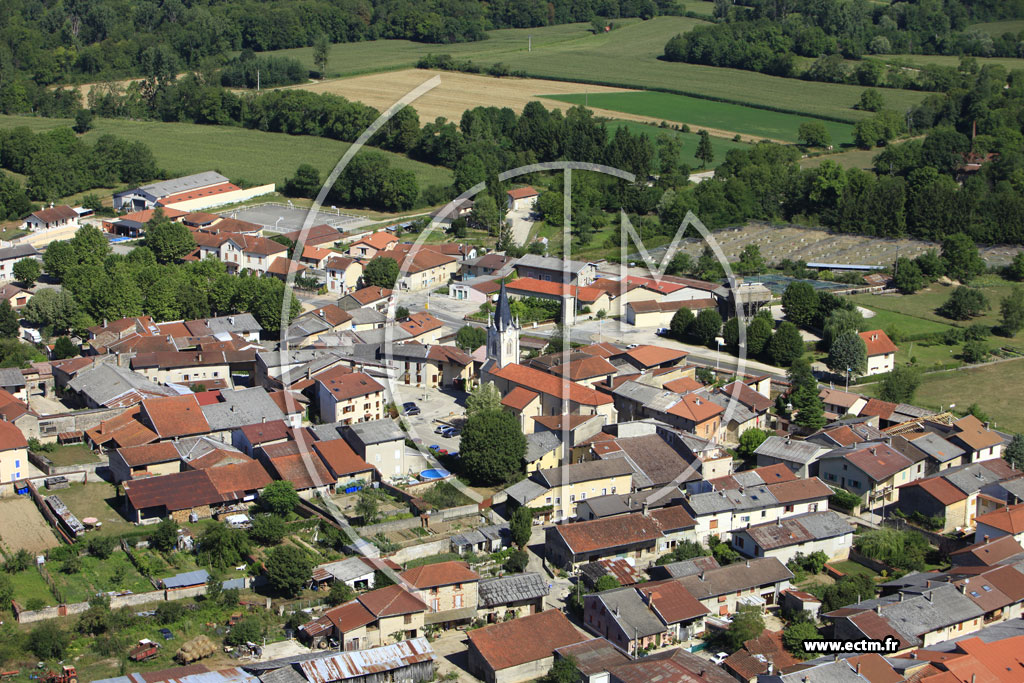 Photo aérienne - Saint-Maurice-de-Rémens