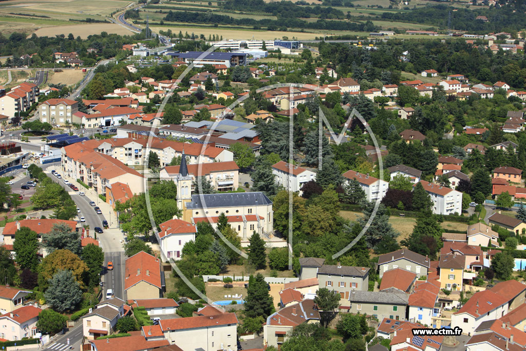 Photo aérienne - La Tour-de-Salvagny