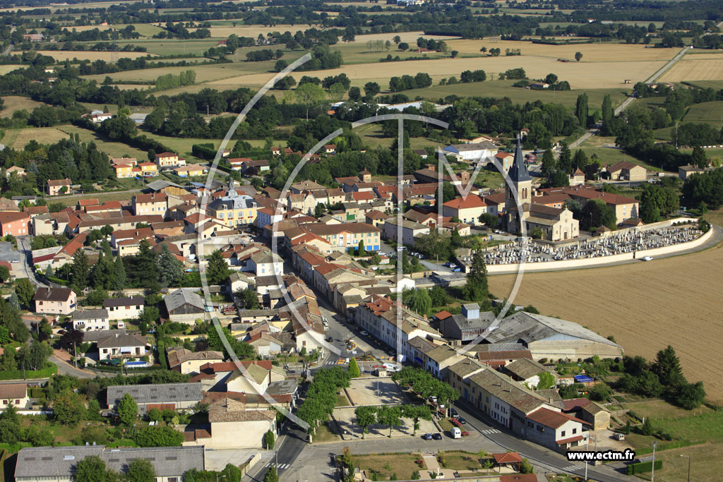 Photo aérienne - Saint-Trivier-sur-Moignans