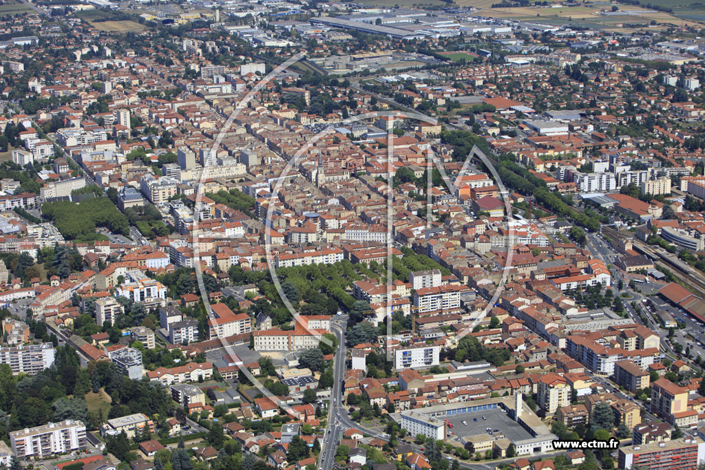 Photo aérienne - Villefranche-sur-Saône