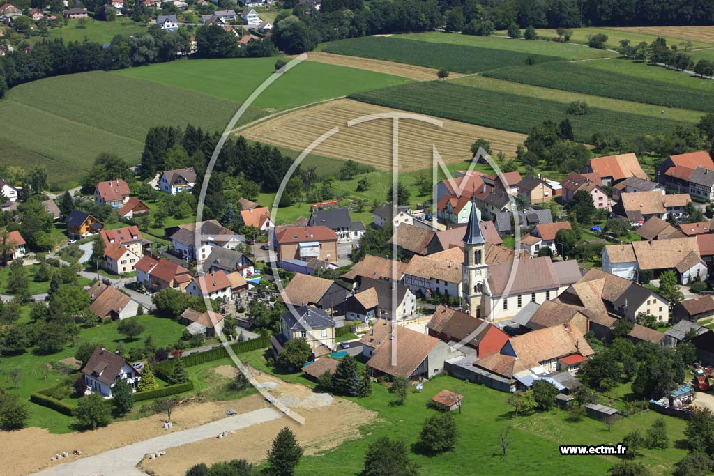 Photo aérienne - Muespach-le-Haut