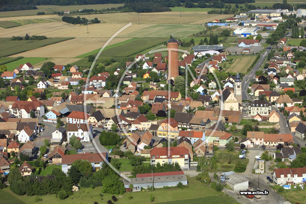 Photo aérienne - Ungersheim