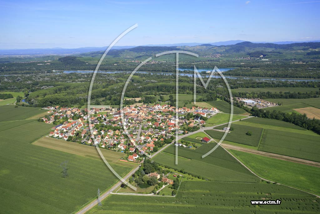Photo aérienne - Baltzenheim