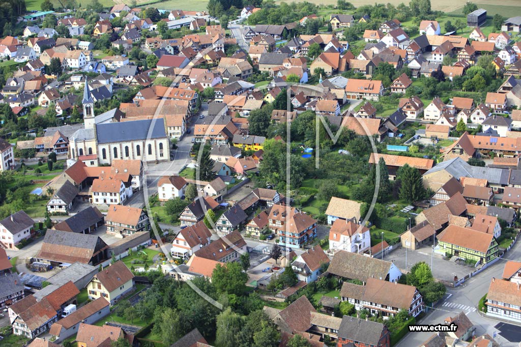 Photo aérienne - Hindisheim