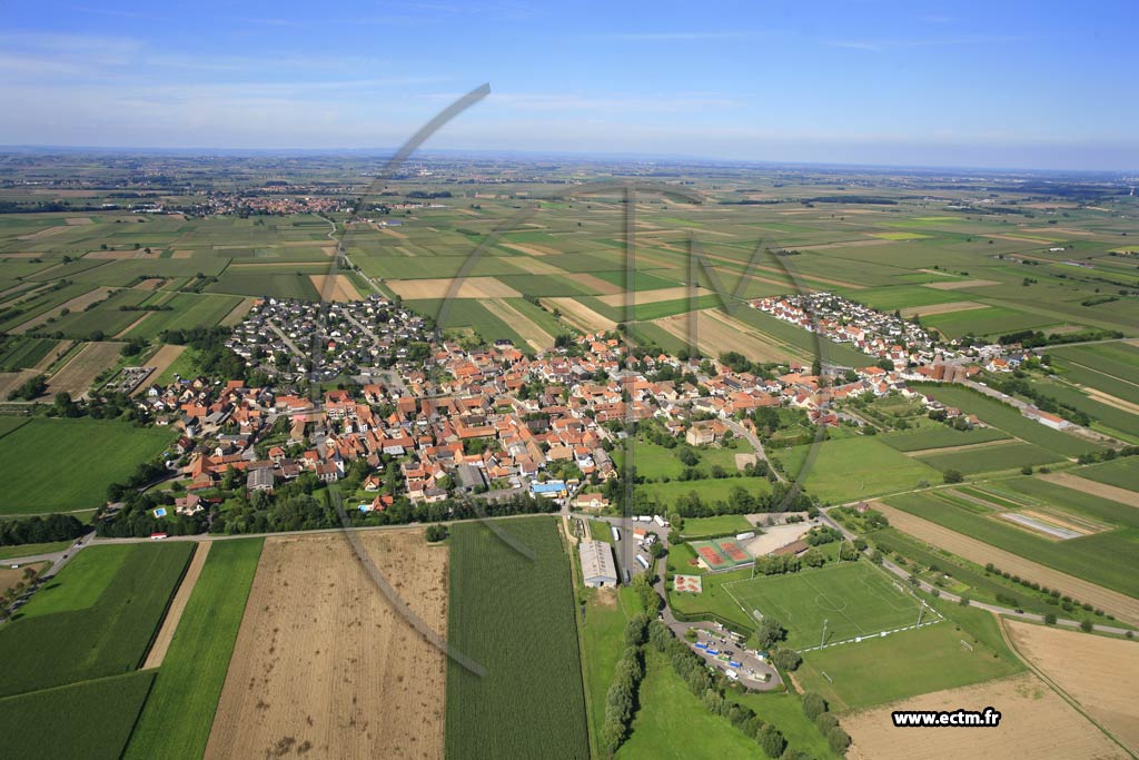 Photo aérienne - Breuschwickersheim