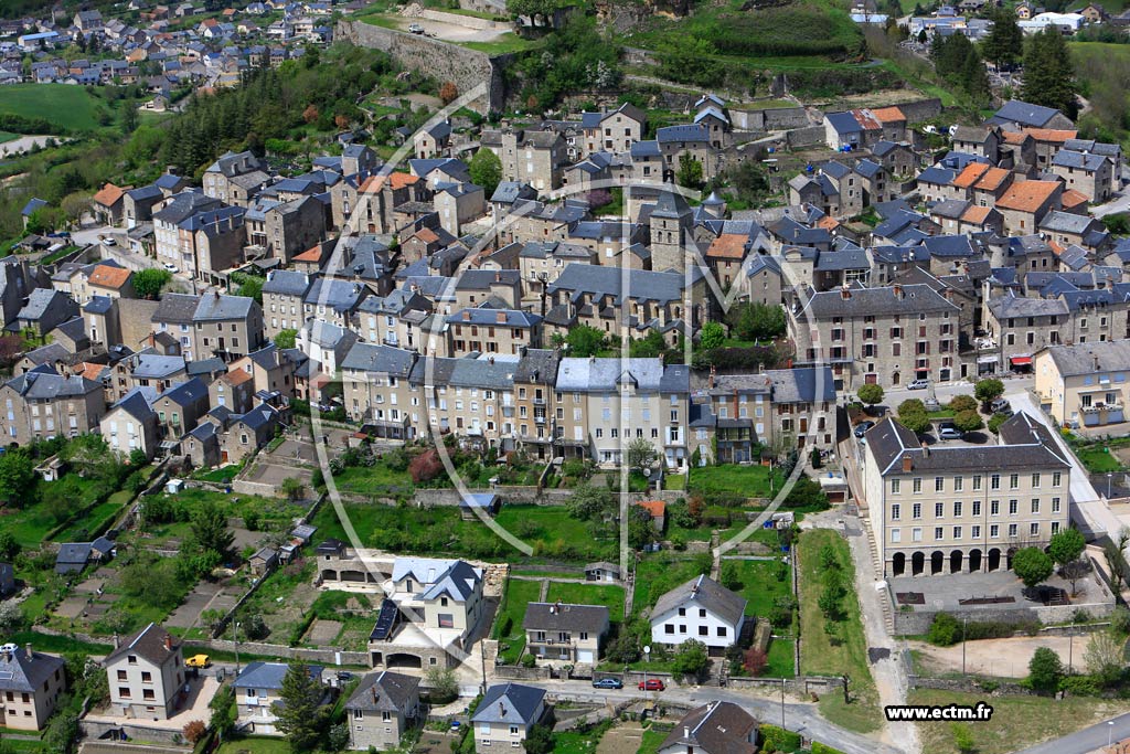 Photo aérienne - Sévérac-le-Château