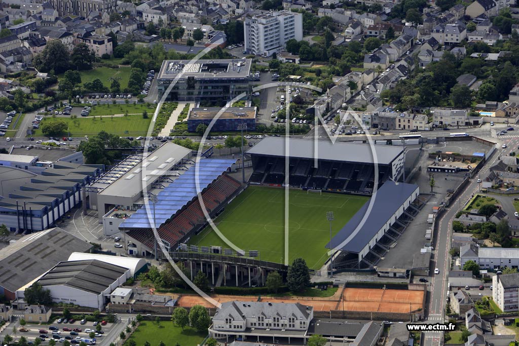 Photo arienne de Angers (Stade Jean Bouin)
