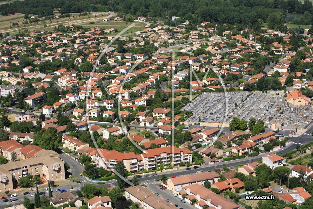 Photo arienne de Blagnac - Nord