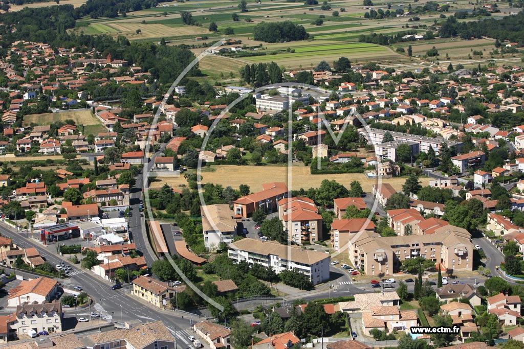 Photo arienne de Blagnac - Nord