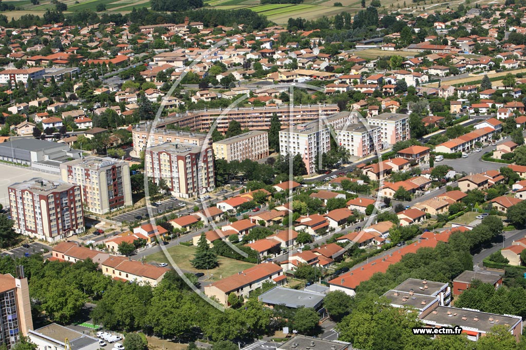 Photo arienne de Blagnac - Nord