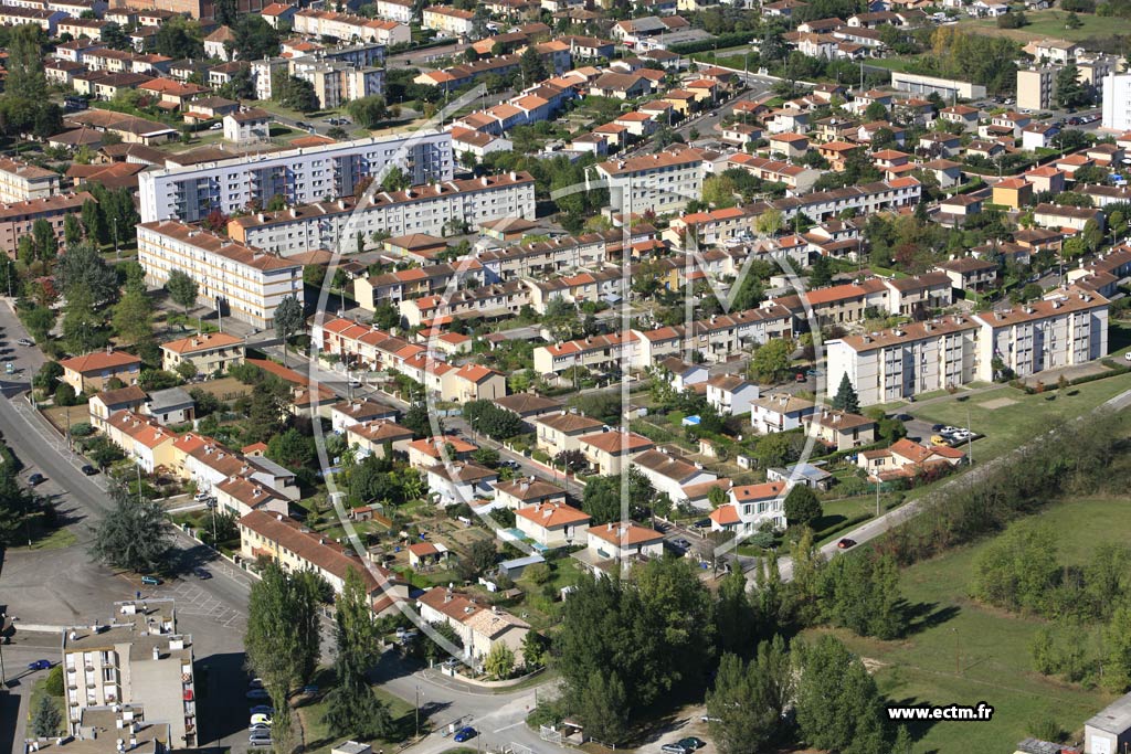 Photo arienne de Moissac