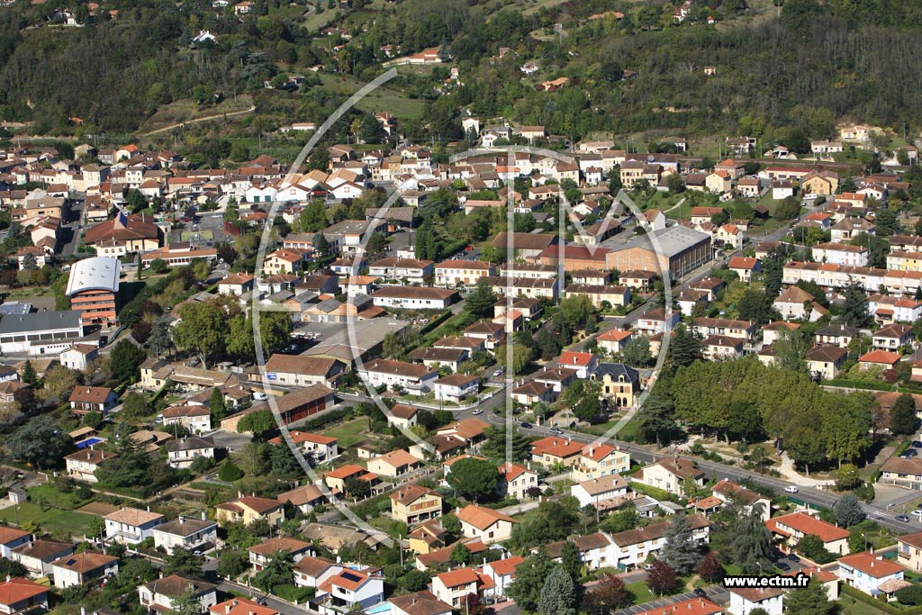 Photo arienne de Moissac