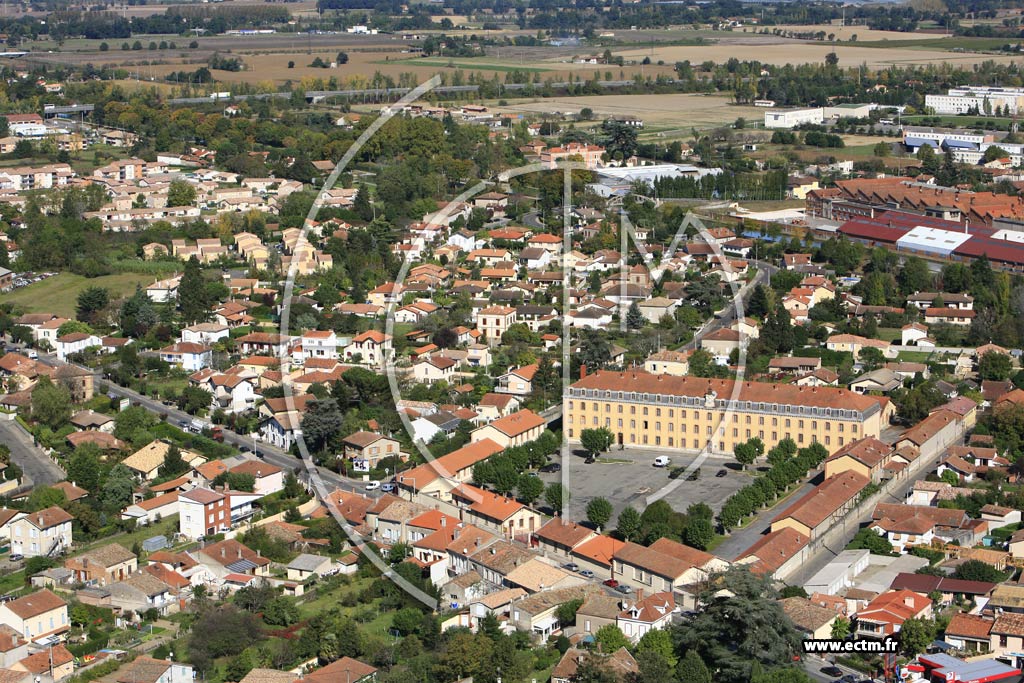 Photo arienne de Castelsarrasin