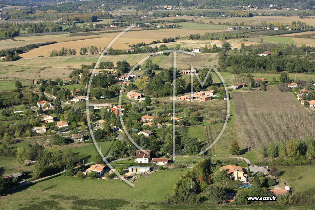 Photo arienne de Montauban  - Falguieres