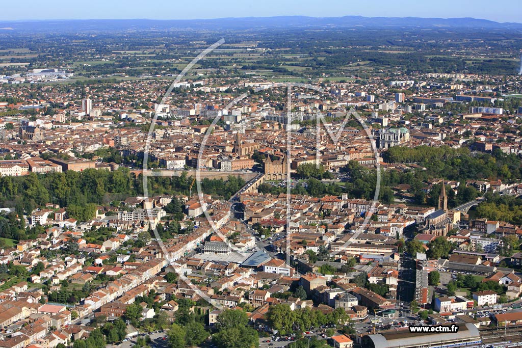 Photo arienne de Montauban