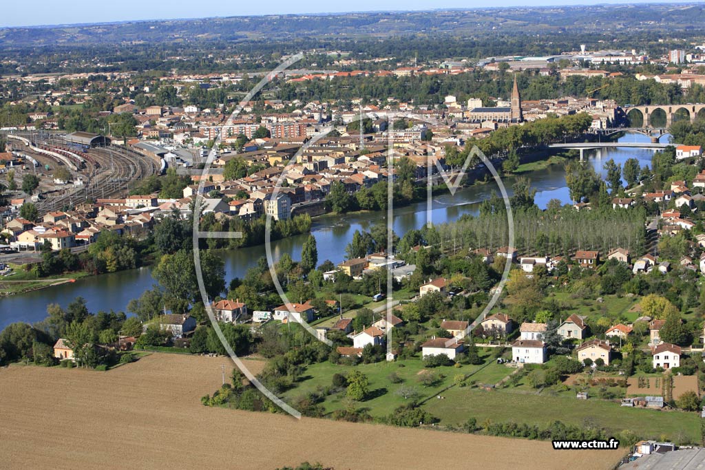 Photo arienne de Montauban  - Sapiac