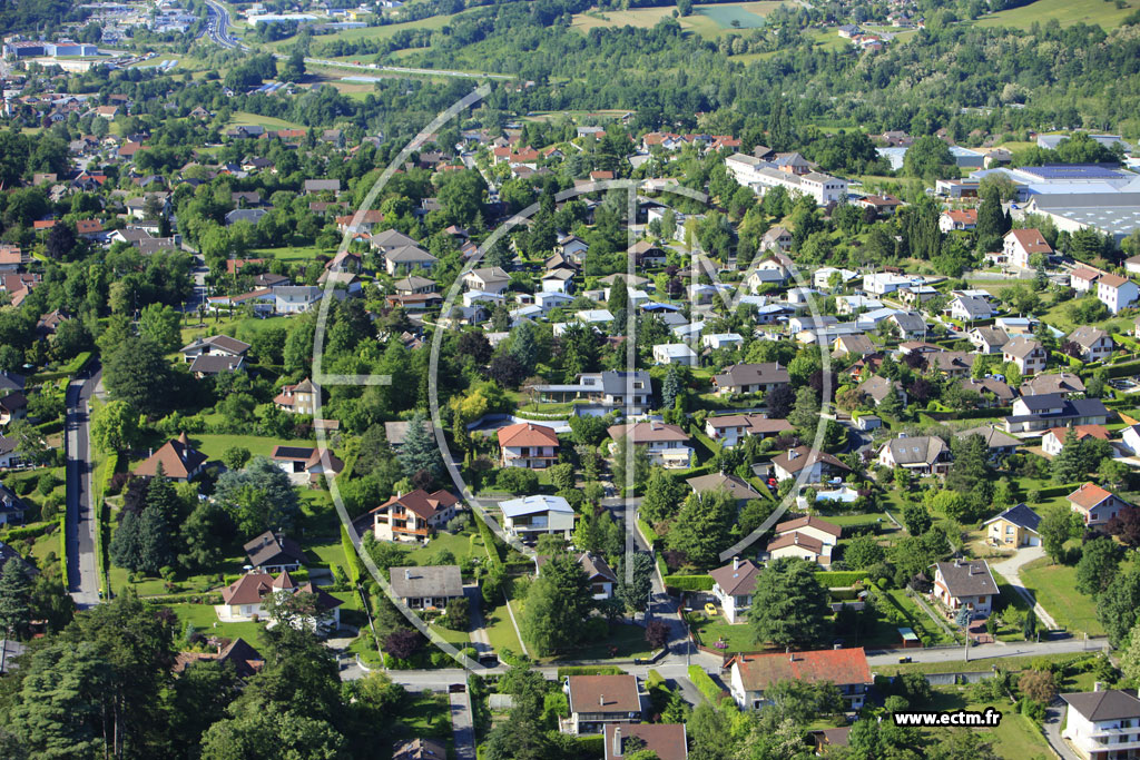 Photo arienne de Aix les Bains (Chemin des Griattes)