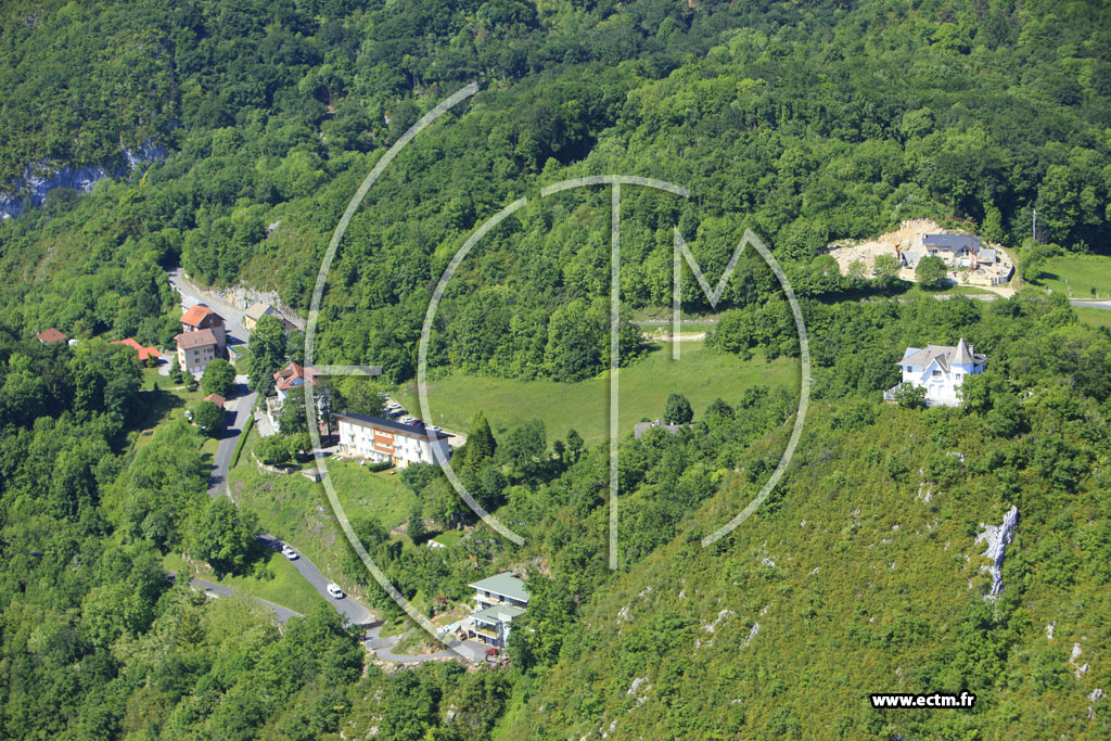 Photo arienne de La Chapelle du Mont du Chat (Hameau du Col du Chat)