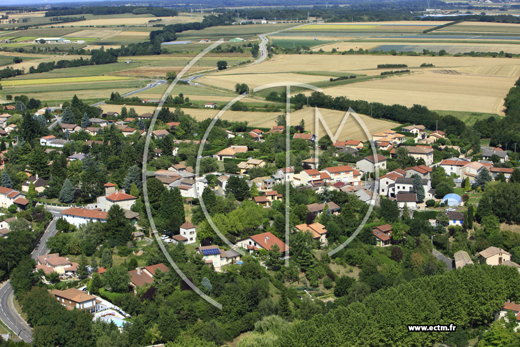 Photo arienne de Cailloux-sur-Fontaines