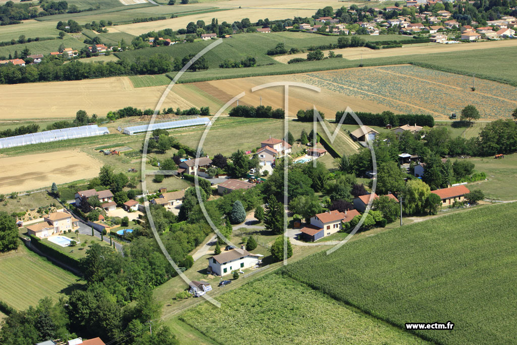 Photo arienne de Cailloux-sur-Fontaines