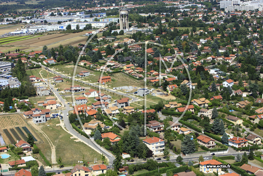 Photo arienne de Caluire-et-Cuire (Chemin Pierre Drevet)