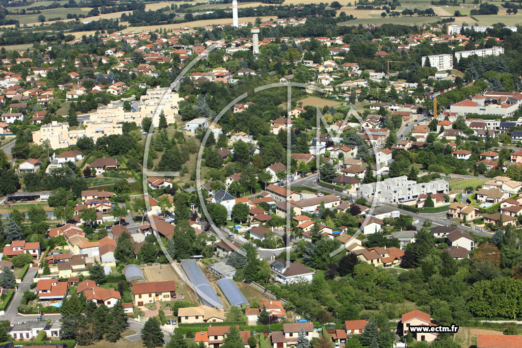 Photo arienne de Chassieu (Rue Oreste Znzini)