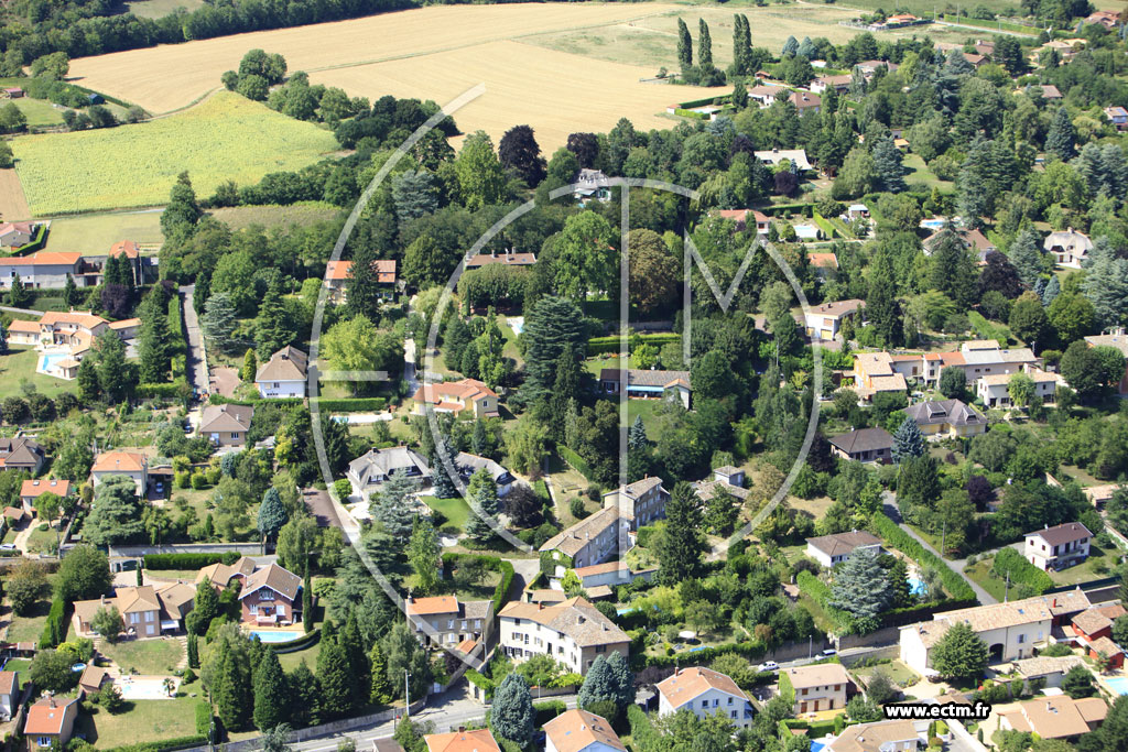 Photo arienne de Fontaines-Saint-Martin