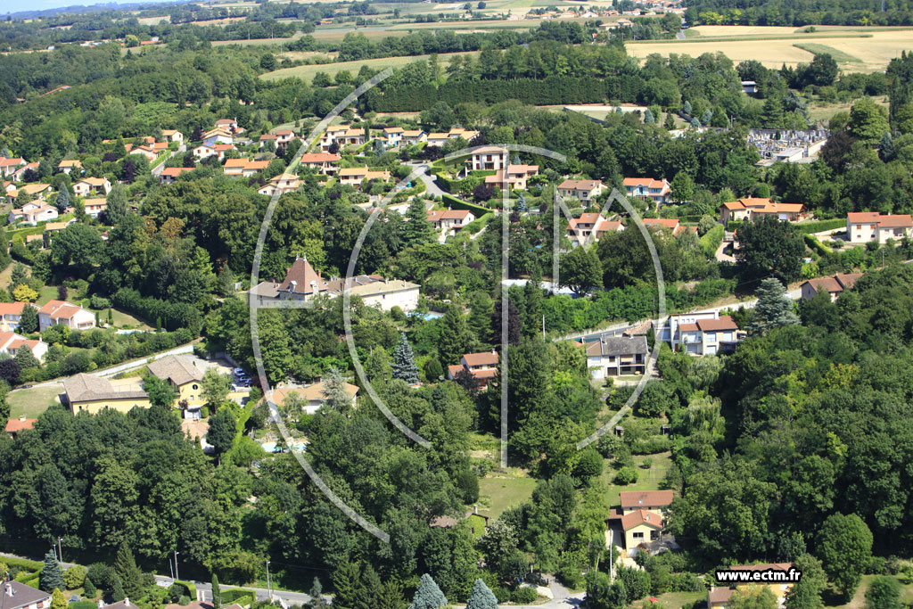 Photo arienne de Fontaines-Saint-Martin