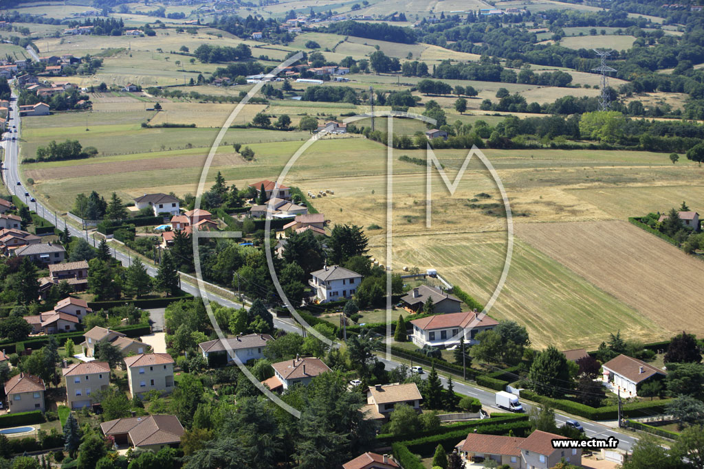 Photo arienne de Grzieu-la-Varenne