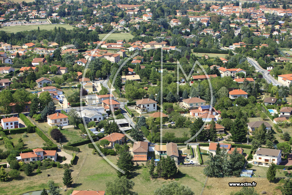 Photo arienne de Grzieu-la-Varenne