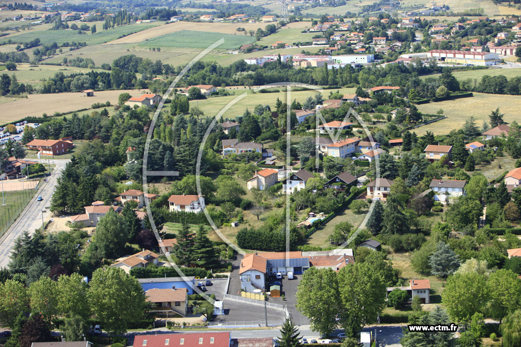 Photo arienne de Grzieu-la-Varenne