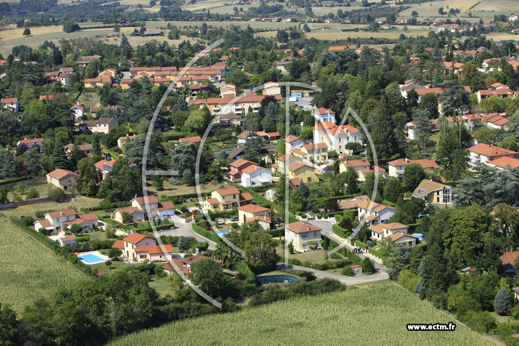 Photo arienne de Grzieu-la-Varenne