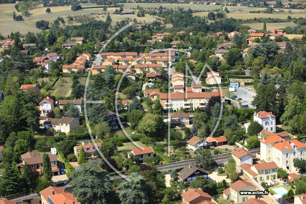 Photo arienne de Grzieu-la-Varenne