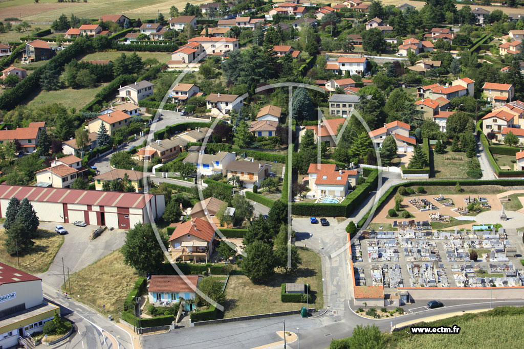 Photo arienne de Grzieu-la-Varenne