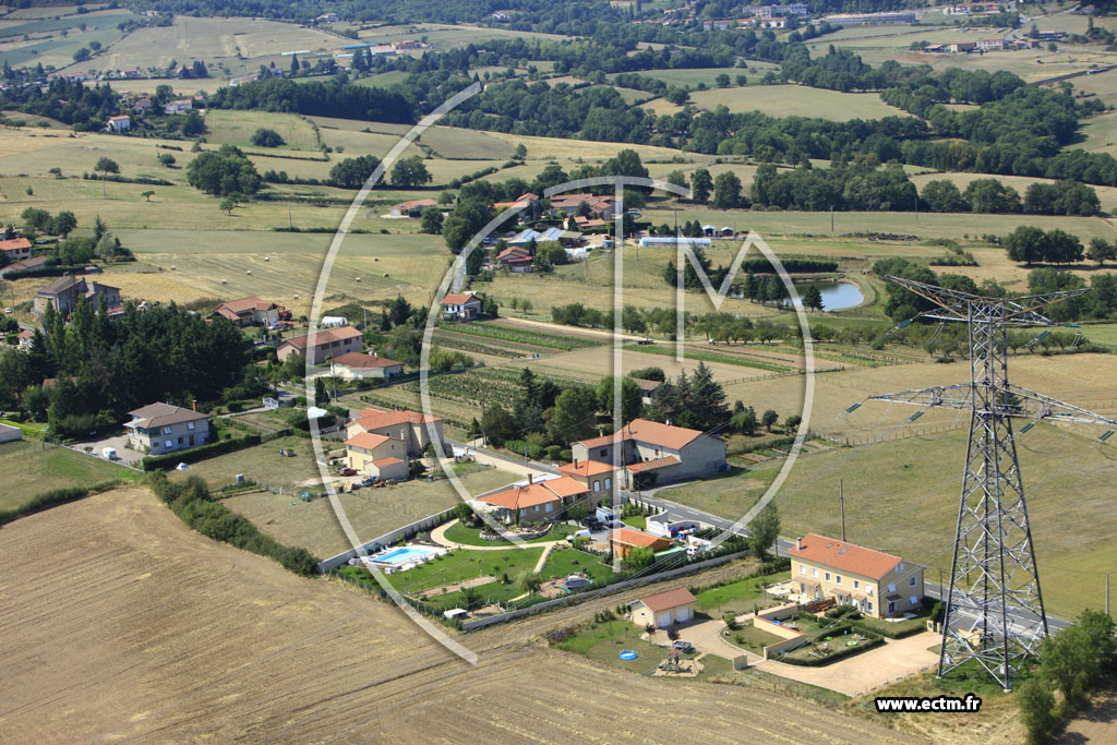 Photo arienne de Grzieu-la-Varenne