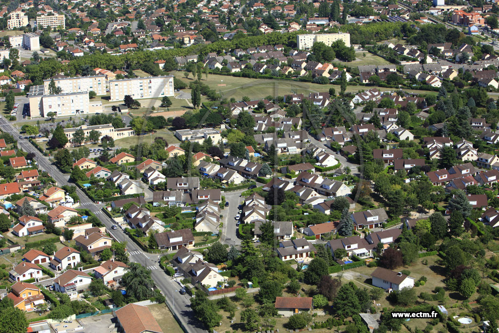 Photo arienne de Meyzieu (Chemin de Pommier)