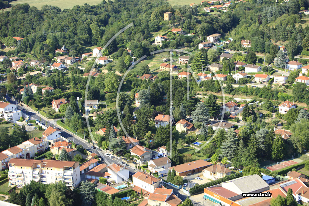 Photo arienne de Neuville-sur-Sane