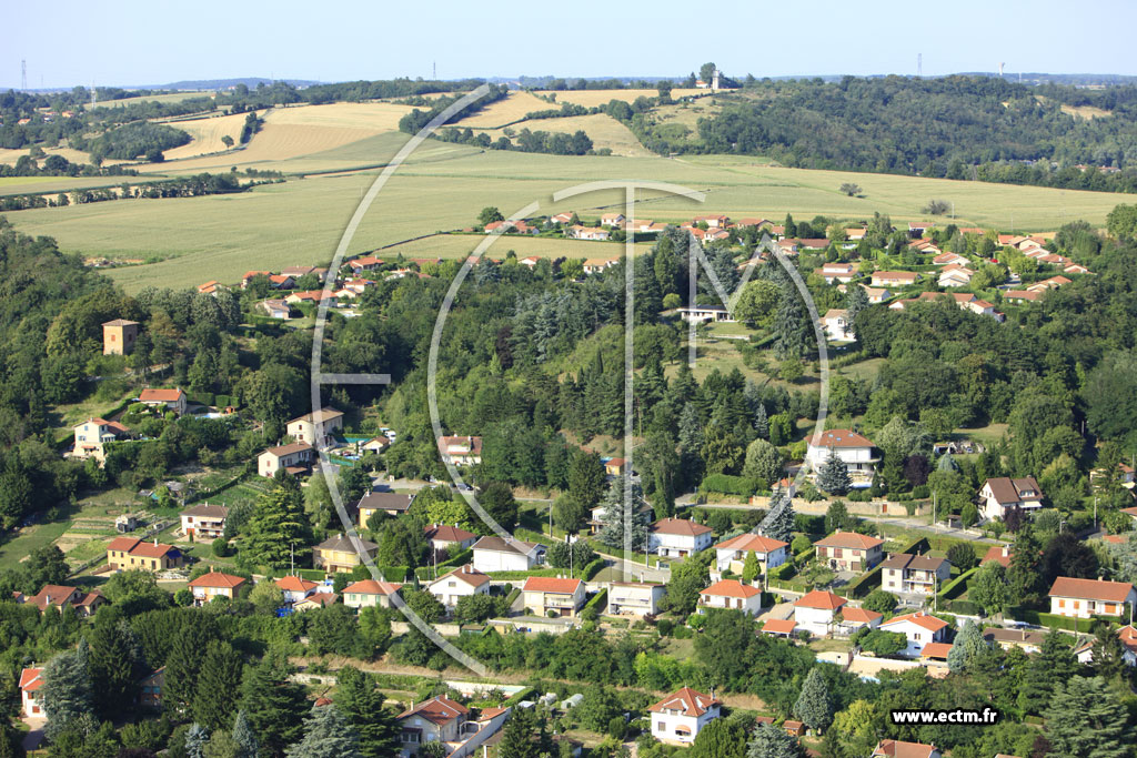 Photo arienne de Neuville-sur-Sane