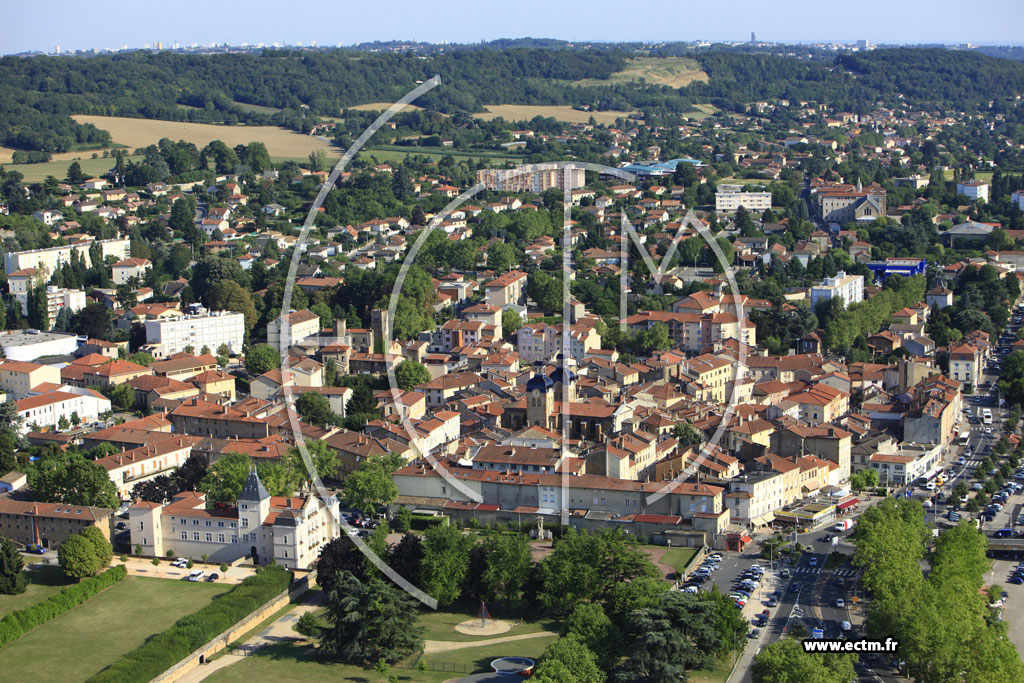 Photo arienne de Neuville-sur-Sane