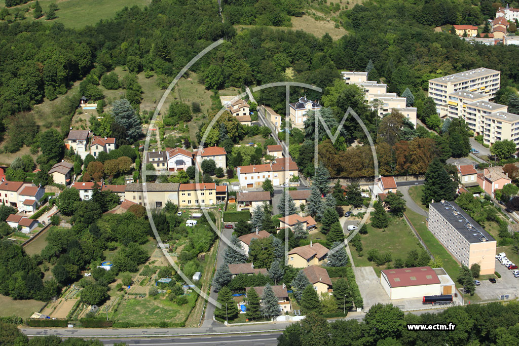 Photo arienne de Rochetaille-sur-Sane