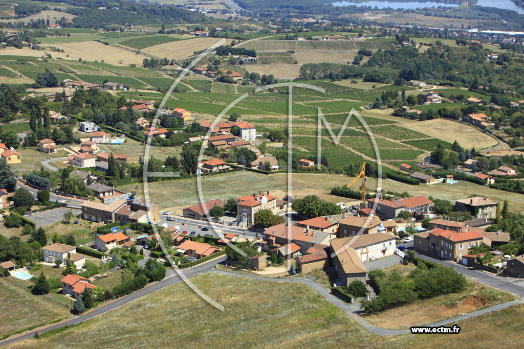 Photo arienne de Lachassagne (La Bourlatire)