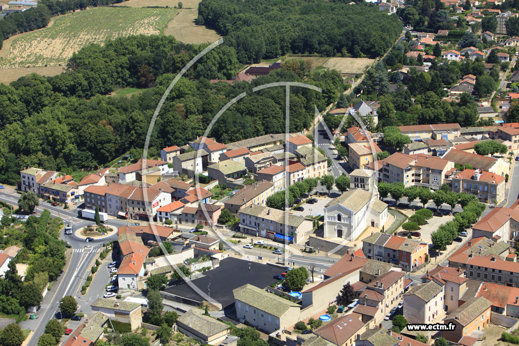 Photo arienne de Saint-Georges-de-Reneins