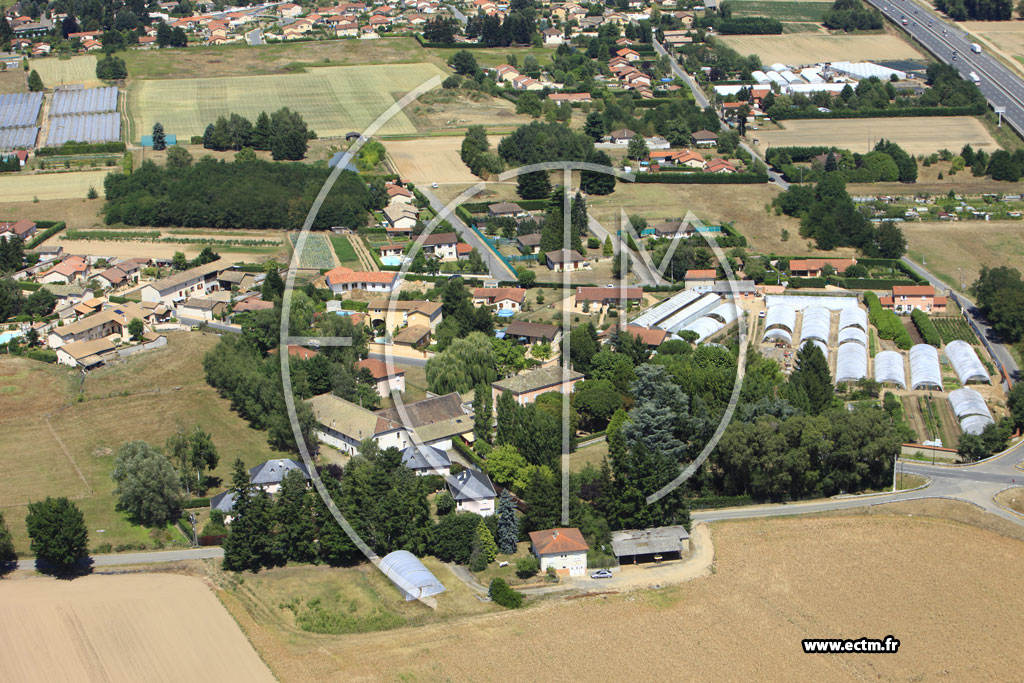 Photo arienne de Saint-Georges-de-Reneins