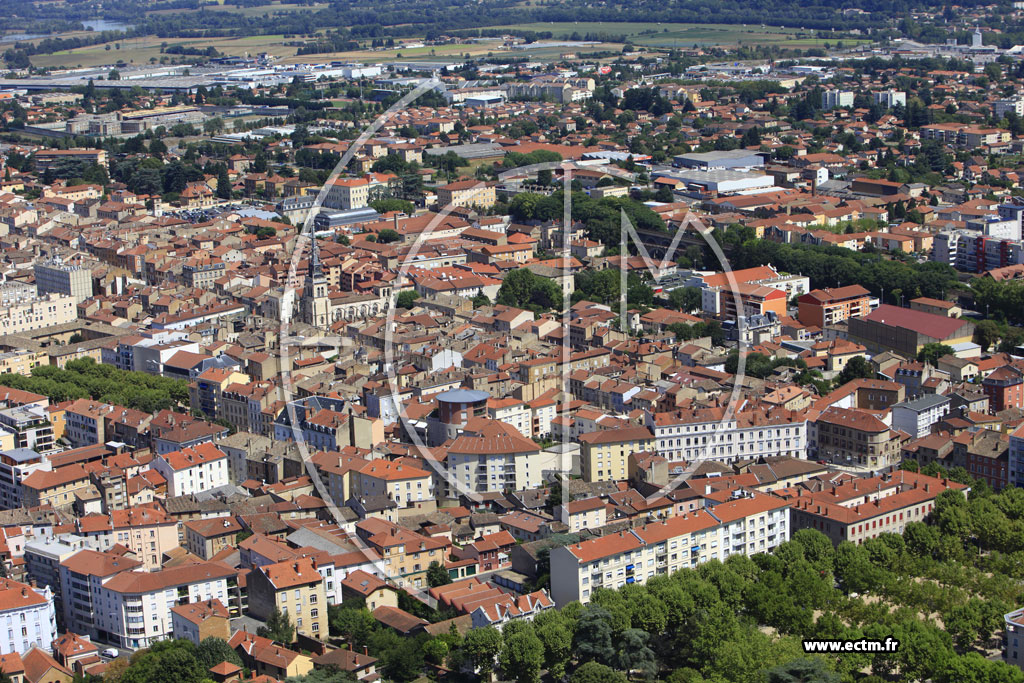 Photo arienne de Villefranche-sur-Sane