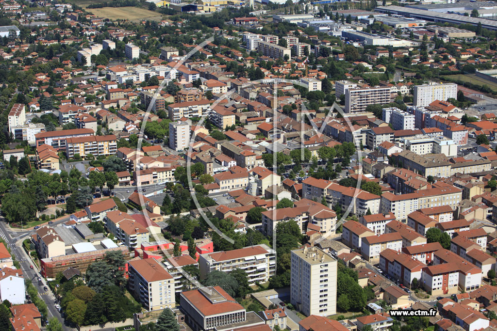 Photo arienne de Villefranche-sur-Sane